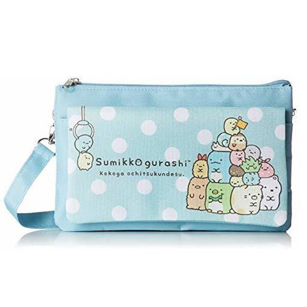 【角落生物斜背包】角落生物 斜背包 手機包 防潑水 日本正版 該該貝比日本精品 ☆