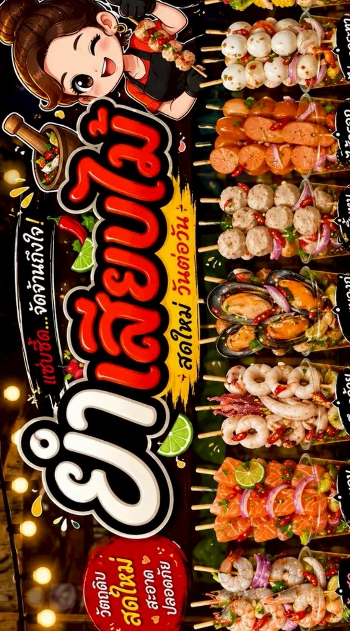 ปอนด์ปอนด์ยำเสียบไม้