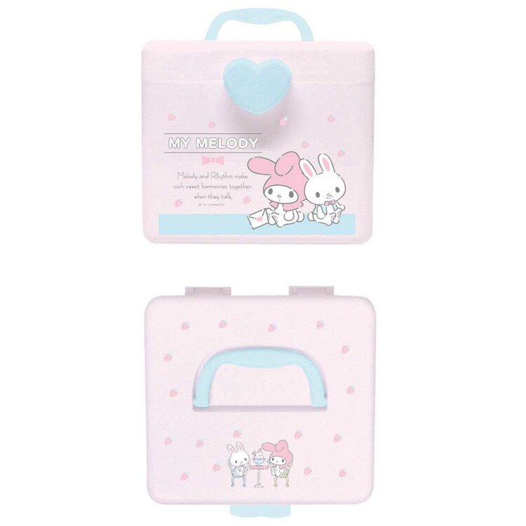 美樂蒂Melody手提收納盒M，置物櫃/收納櫃/收納盒/抽屜收納盒/收納箱/桌上收納盒，X射線【C496289】