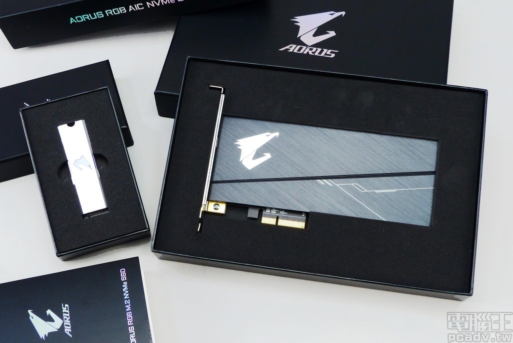 AIC、M.2 你選哪一道？GIGABYTE AORUS RGB NVMe SSD 512GB/1TB 雙形式、雙容量測試