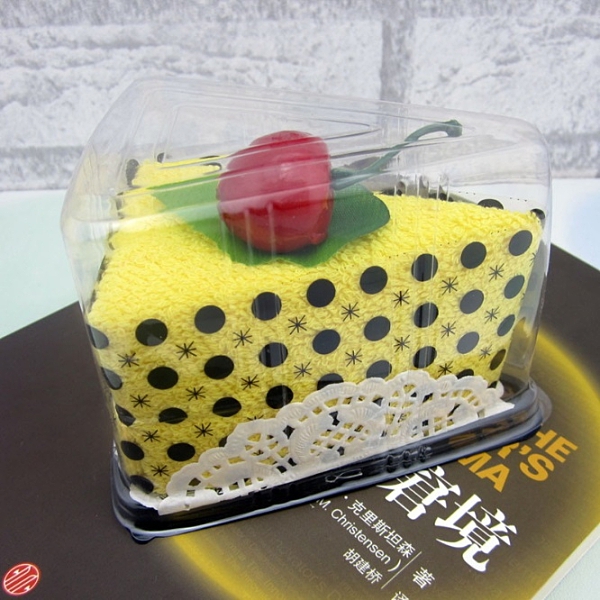 創意小毛巾-三明治造型獨特新穎生日情人節交換禮物蛋糕手帕[時尚巴黎]