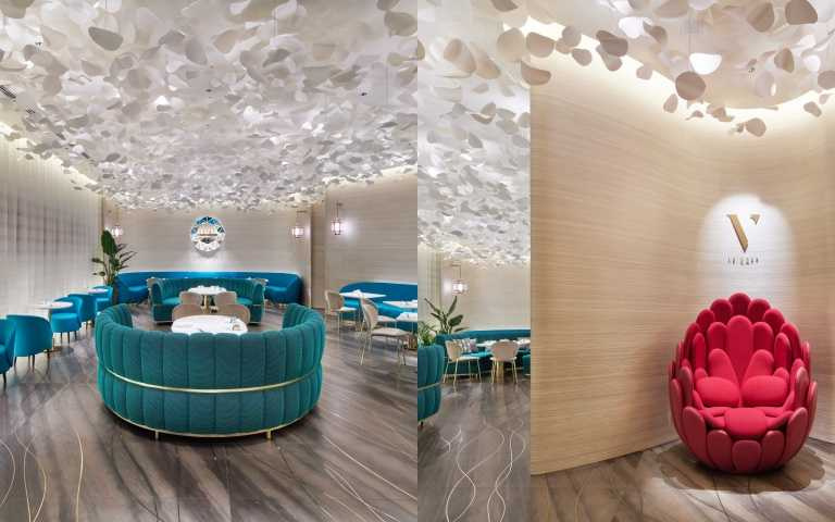 位於頂樓的 Le Café V（圖／品牌提供）