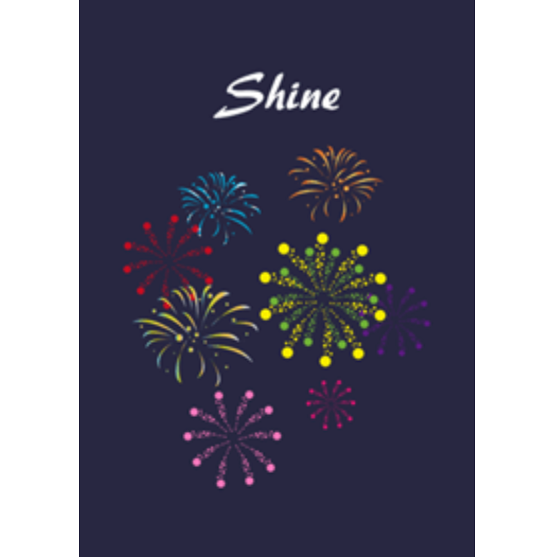 Beautiful sparkling fireworks
