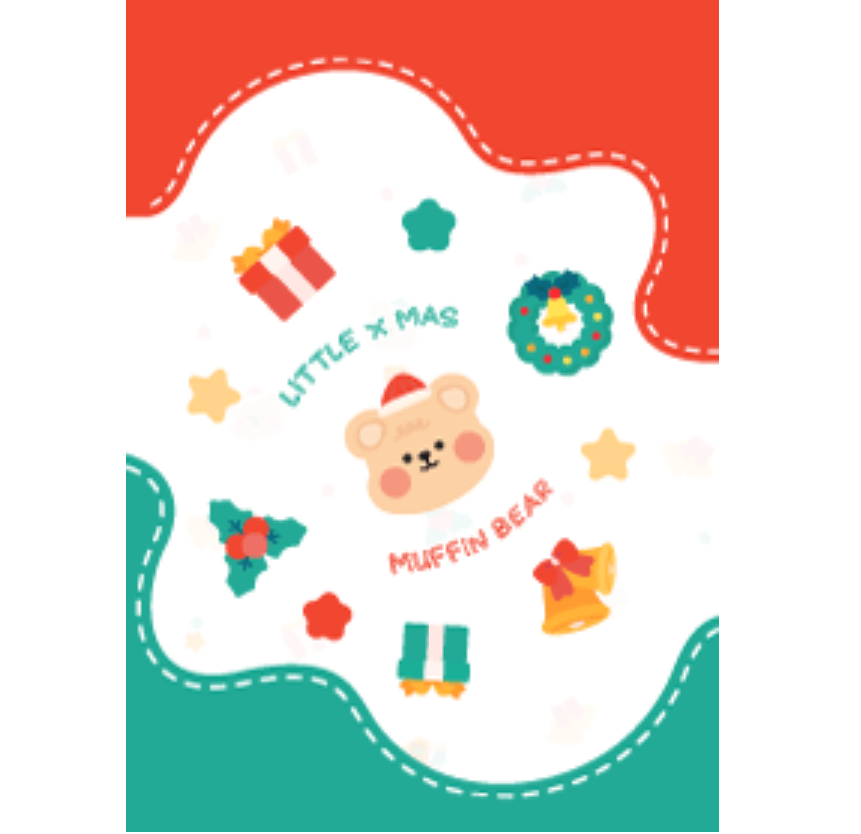 Little X'mas Muffin Bear