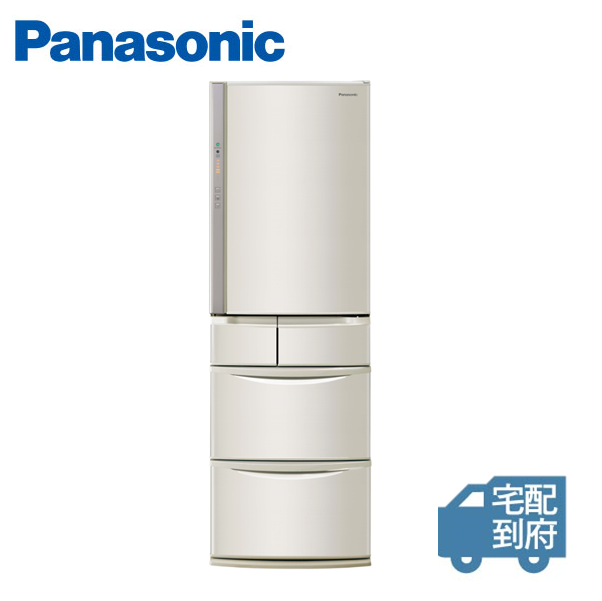 【預購】Panasonic國際牌 日製無邊框鋼板411公升五門冰箱NR-E414VT-W1(白)(需另行約定裝機時間，請勿先行拆箱)