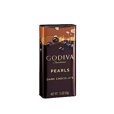 享譽全球皇家御用品牌GODIVA,經典熱賣珍珠鐵盒巧克力豆系列,多種口味黑巧克力牛奶巧克力薄荷巧克力白巧克力,口感濃郁滑順,精緻鐵盒值得收藏!