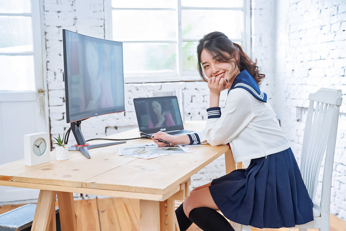 史上最超值電競螢幕AOC CQ27G2評測，144Hz 創造無殘影高畫質效果