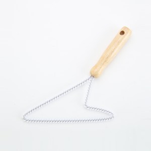 刮刀造型更好使用 特短刷毛可以深入死角 好握木柄使用更輕鬆 收納便利