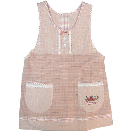 超有感覺的日系圍裙★~~愛家上市~~★ 每次看日劇是否覺得他們的圍裙好可愛喔！不像我們俗擱有力，一點都沒有溫馨的感覺。不要錯過喔！