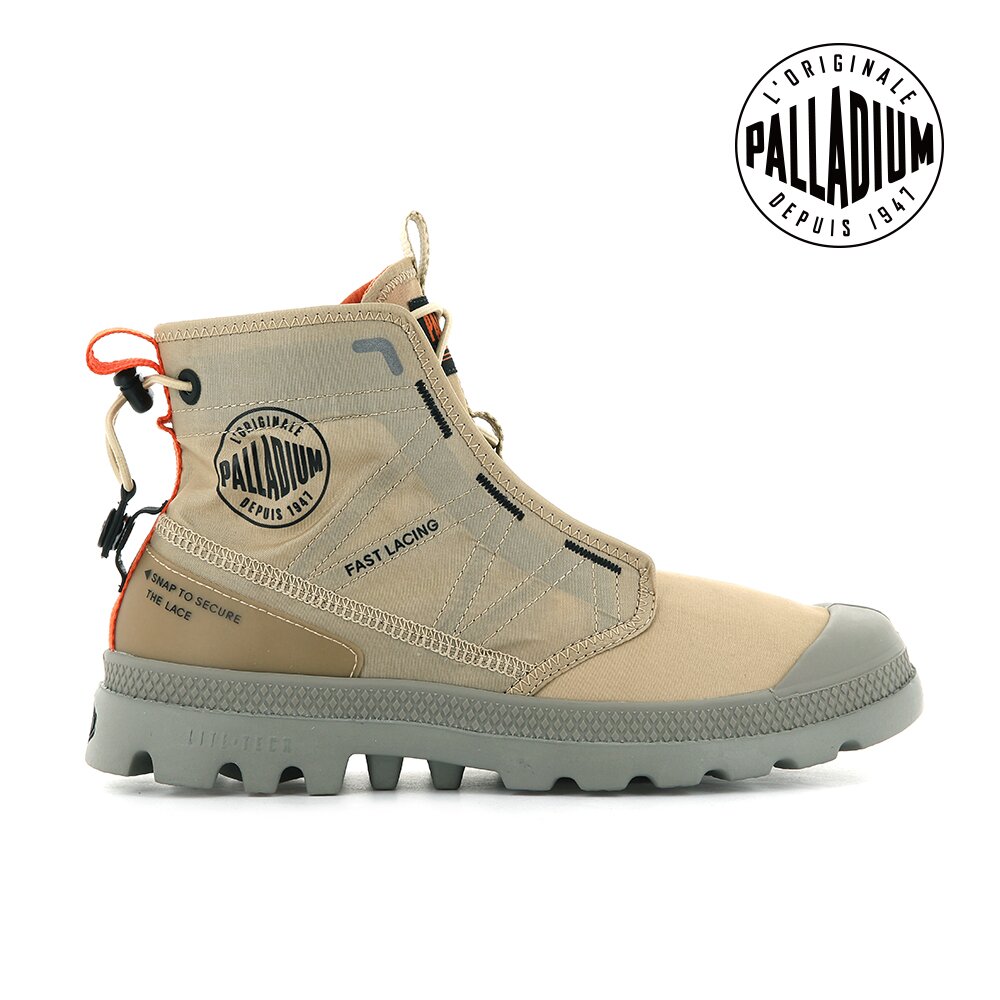 PALLADIUM PAMPA TRAVEL LITE快穿輕量靴-中性-沙漠金