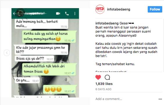 Si Pria Ajak Selingkuh, Jawaban Si Mahasiswi Bikin Tobat