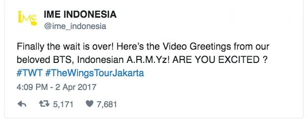 BTS Sapa ARMY Indonesia dengan Bahasa Indonesia, Netizen Ngakak!