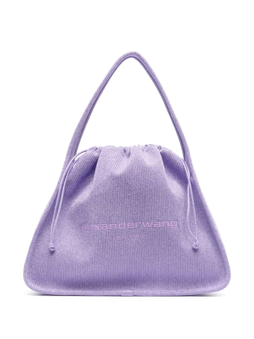 Alexander Wang - large Ryan knitted shoulder bag - women - Fabric - One Size - Purple