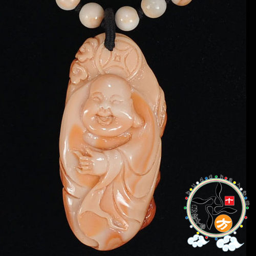 滿福財神爺龍宮舍利項鍊B 【十方佛教文物】