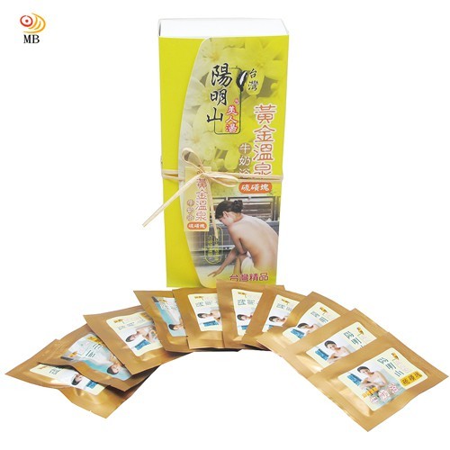 台灣免運快速出貨月陽台灣陽明山白璜溫泉濃縮黃金塊溫泉包20包超值組(go20)