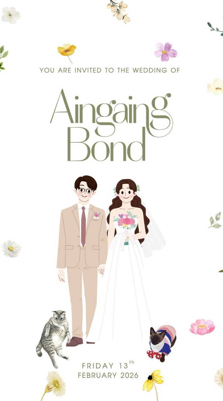 #aingaingbondwedding