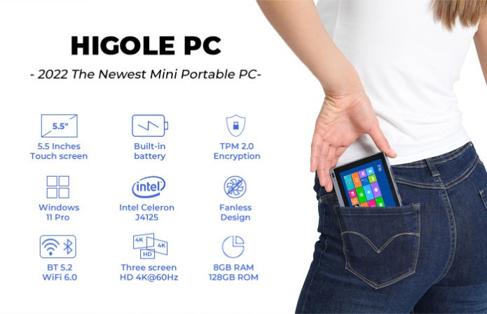 Gole 1 Pro內建TPM 2.0，能夠安裝Windows 11作業系統。