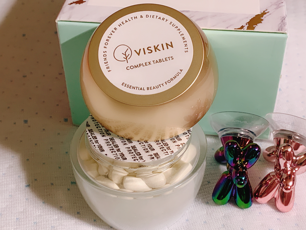 倪倪愛保養－（膠原蛋白錠推薦）網美女星名媛超級抗氧化膠原蛋白每日美容聖品-VISKIN保透皙抗氧化膠原蛋白美容錠直擊開箱分享