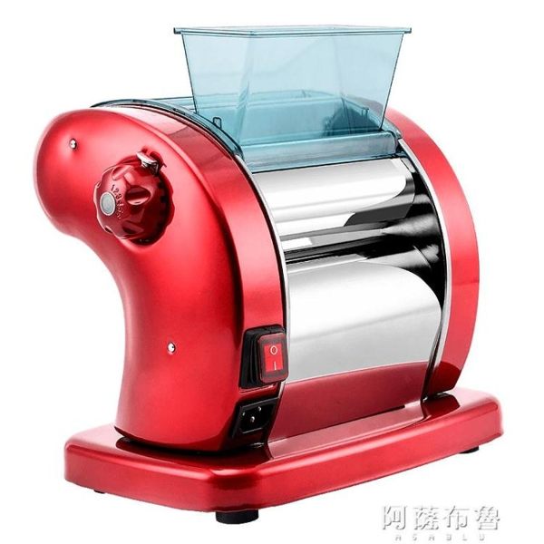 麵條機 面條機家用全自動小型的多功能混沌餃子皮搟面機不銹鋼電動壓面機 mks阿薩布魯