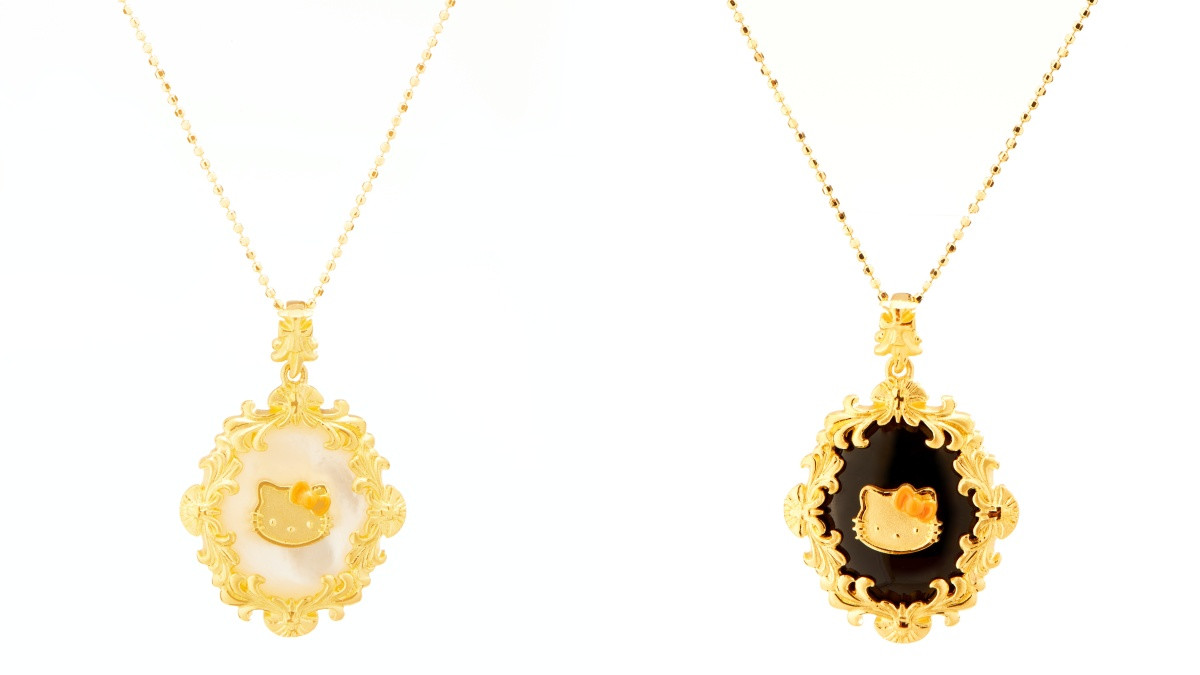 Glamour Kitty純金吊墜