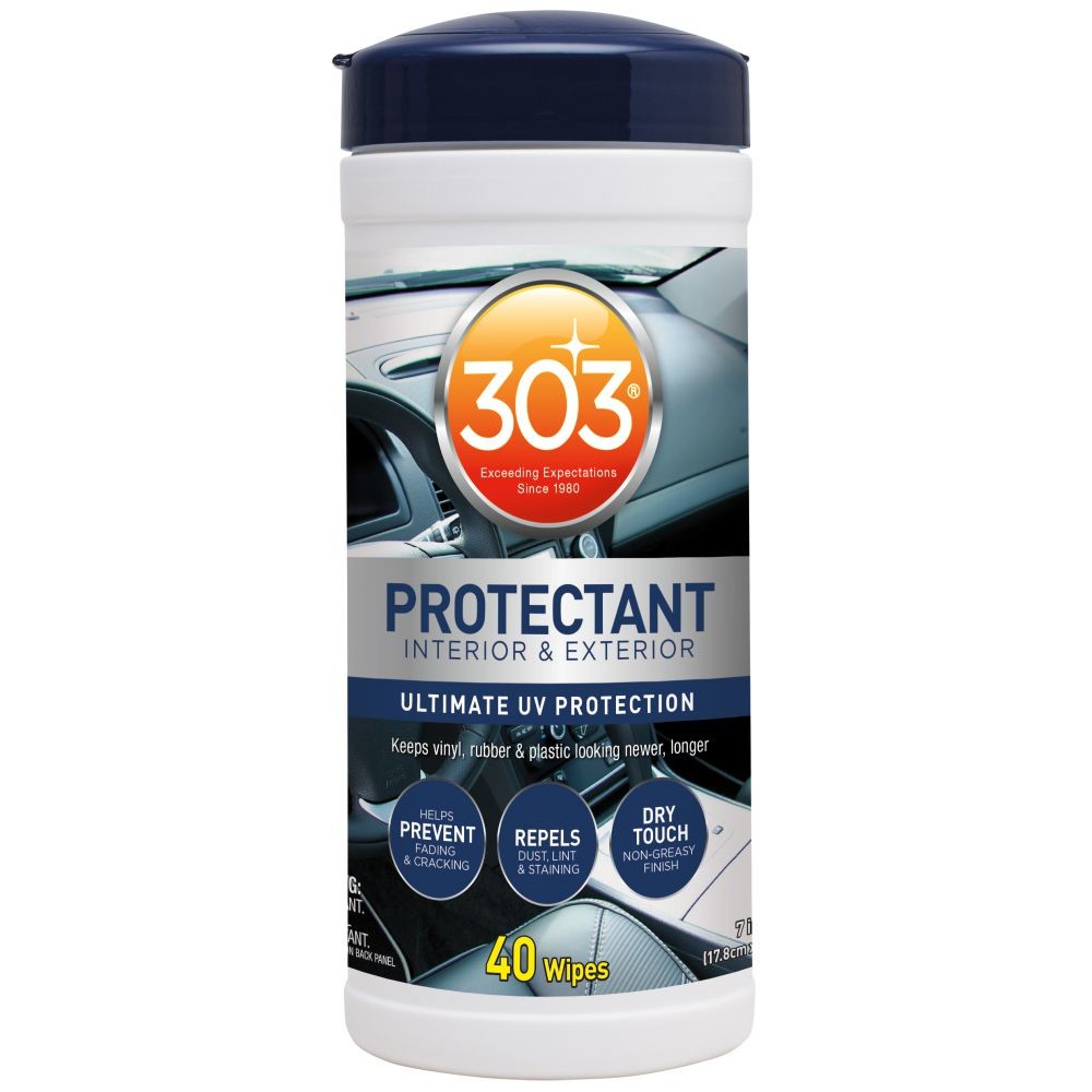 303 汽車內裝塑膠飾板保護劑濕紙巾(40抽) Automotive Protectant Wipe