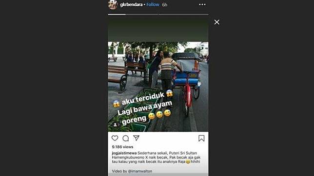 Anak Sultan Jogja Suka Naik Becak