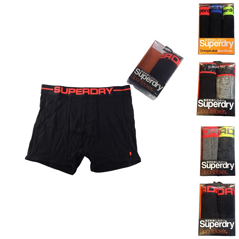 superdry 極度乾燥 內著2件盒裝 內褲 情人送禮 斯里蘭卡製 材質好好 吸汗透氣