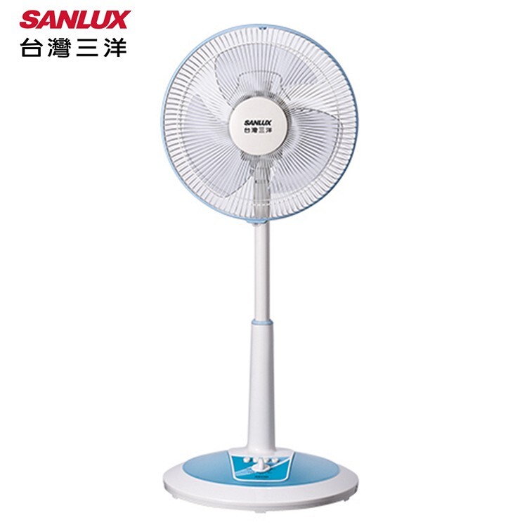 SANLUX台灣三洋 16吋機械式立扇 EF-16STA1 -商品特色- ◆分離式底座，不佔空間收藏方便 ◆三小時定時選擇裝置 ◆分段式高度調整 ◆按鍵式三段風速選擇 ◆隱藏電源線收藏裝置 ◆造型美觀
