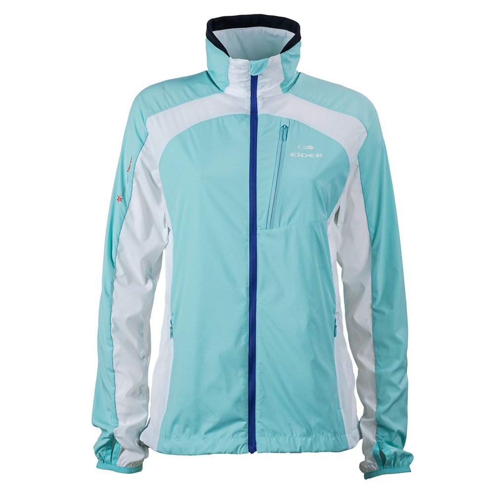 【EiDER】愛德 - 法國機能服飾品牌■ 防風˙抗UV˙超輕量 ■ 女性立體合身剪裁 ■ 使用YKK優質拉鍊 ■ 兩側隱形拉鍊口袋 ■ 前胸拉鍊口袋-整件可收納 ■ 易擠壓 好收納 ■ 領口保護拉絆