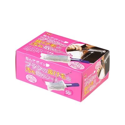 一次性產品，不讓毛髮糾纏于梳齒 抽取式設計，使用方便，乾淨衛生 適用於氣囊梳、滾梳等多種類型 細密網孔，柔韌性好，拉扯不斷 材質柔軟貼合，深入梳齒底部