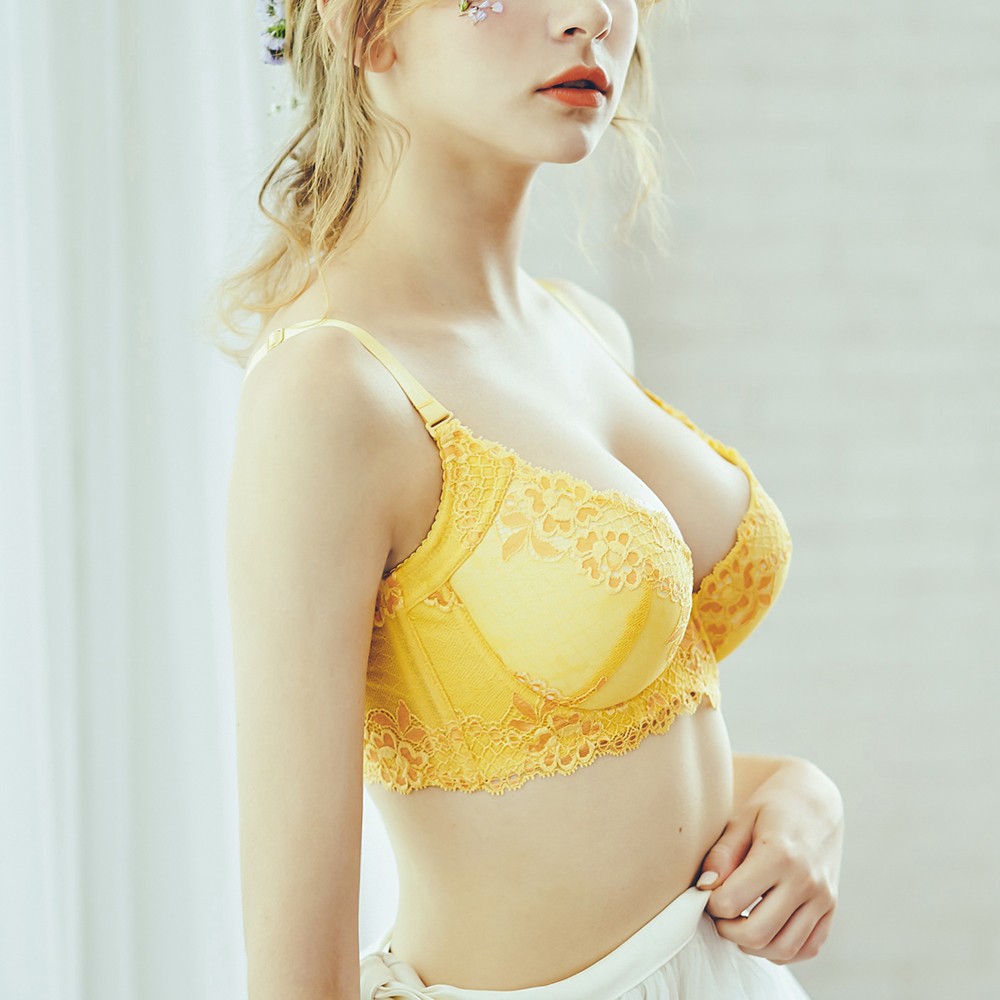 【首購免運費】夏日森林 J型側托高脅邊內衣 A-C anymore