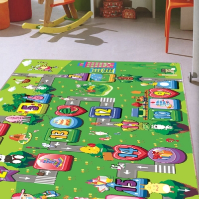 環保無毒，無塑膠氣味 快速收納不佔空間 圖樣豐富，幫助寶寶識別環境 外出旅行，可當餐墊使用