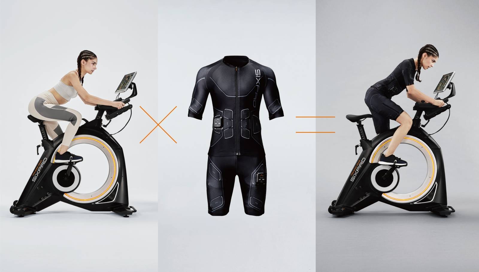 SIXPAD Home Gym the bike タブレット付 美品シックスパッド ザ