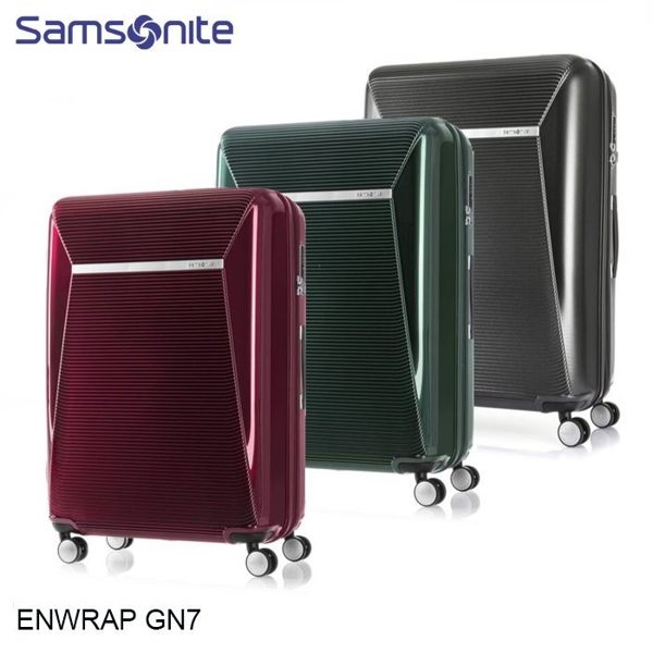 Samsonite 新秀麗【ENWRAP GN7】25吋行李箱 雙層防盜拉鍊 可擴充加大 PC輕量 雙軌飛機輪 圓夢計畫