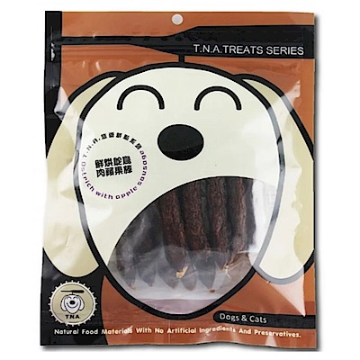 【任選】T.N.A 悠遊鮮點 鮮烘鴕鳥肉蘋果棒 120G