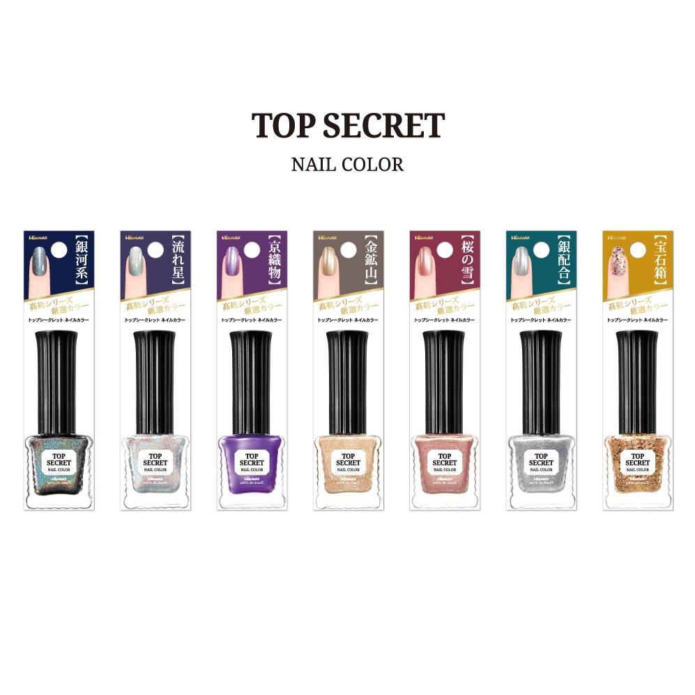 【Top Secret Nail Color 寶石箱-高密度精品級金粉亮片】 品藏著美麗的秘密，揭開夢幻絢麗新風貌 - 親愛的！我把寶石變指甲油了 除了這句話，沒有更好的形容詞形容這支夢幻的指甲油了！