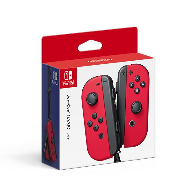 任天堂 SWITCH NS 原廠公司貨 JOYCON 左右手把 把手 控制器 瑪利歐配色 奧德賽 紅色【台中恐龍電玩】