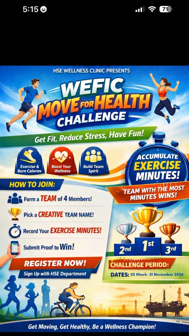 WEFIC Move for Health Challenges
