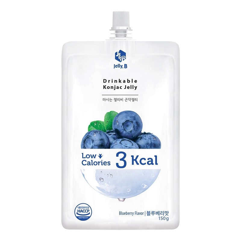 Jelly.B 低卡蒟蒻果凍(藍莓味) 150g【家樂福】