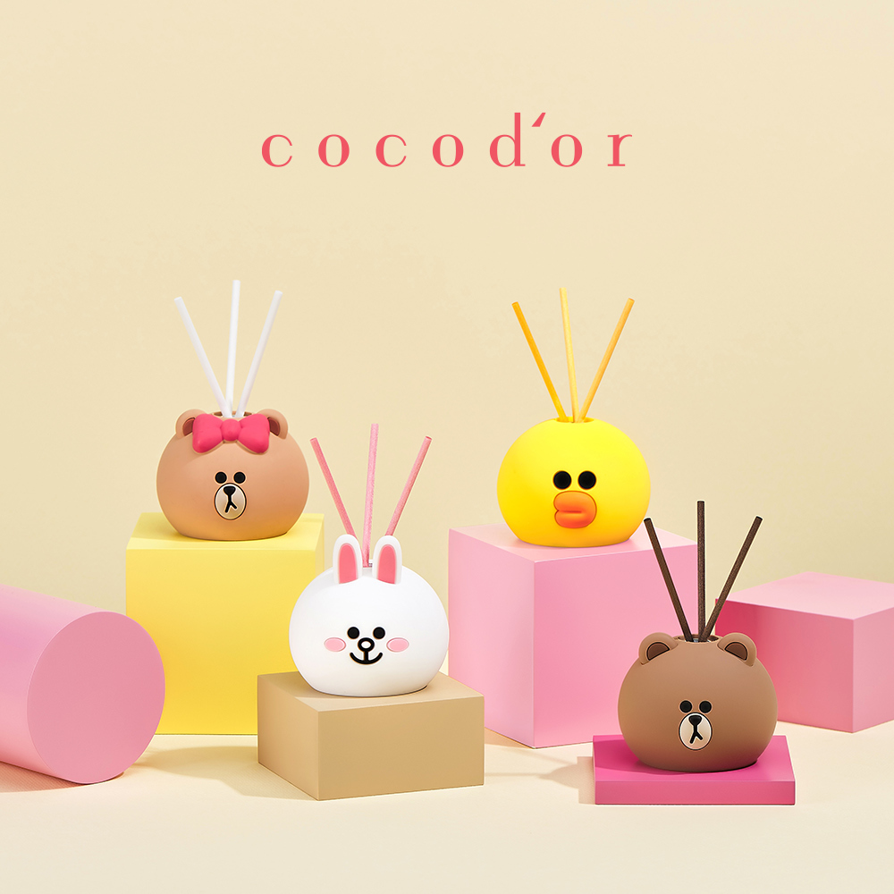 【cocodor】BROWN & FRIENDS造型系列擴香瓶50ml