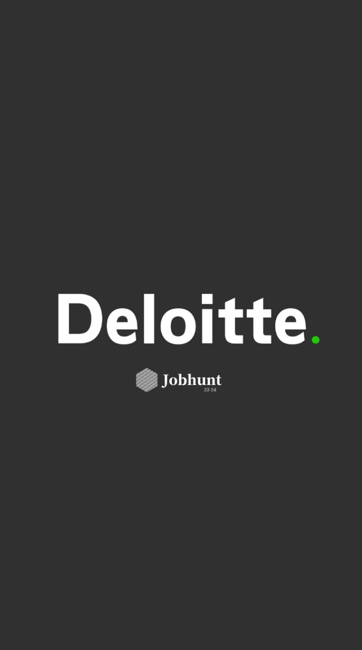 【Deloitte デロイトトーマツ】就活情報共有/企業研究/選考対策グループ