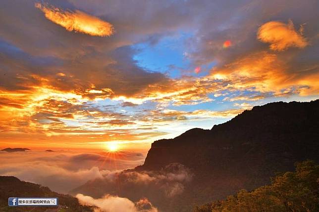 熱帶性低氣壓輕掃…阿里山火燒雲、日落、雲海齊出氣勢磅礡| 自由電子報| LINE TODAY