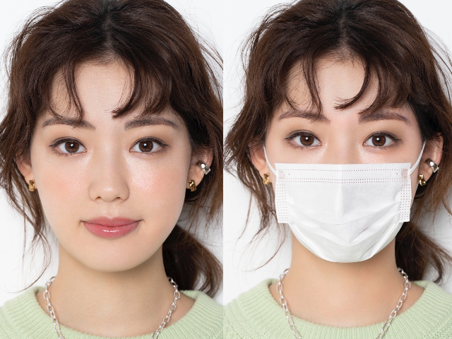 白マスクの日は顔の上半分が暗くなる 解決策は H M長井かおり直伝 美的news