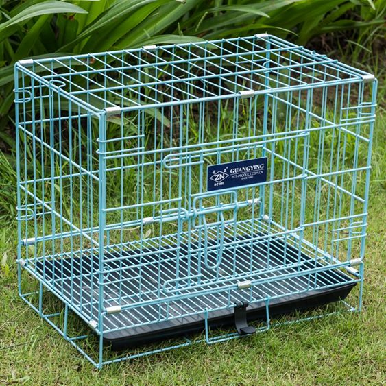 寵物窩狗籠子加粗折疊帶天窗泰迪狗籠子貓籠兔籠鴿子籠寵物狗窩大小型