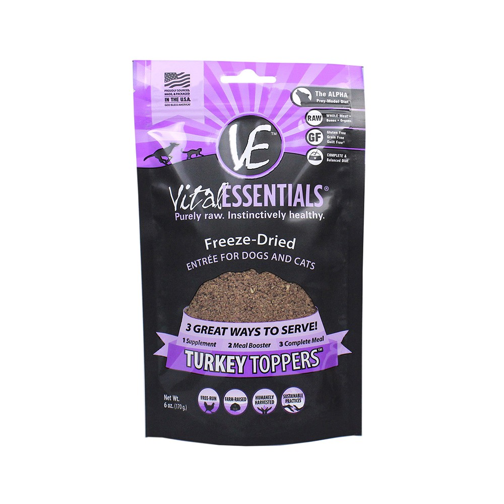 VE 就是唯一 - 寵物生肉香鬆-火雞肉口味 6oz【可當主餐、營養補充品、飼料添加品，營養又健康】(D003A03)