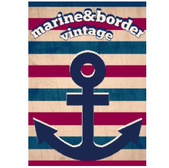 marine&border~vintage~