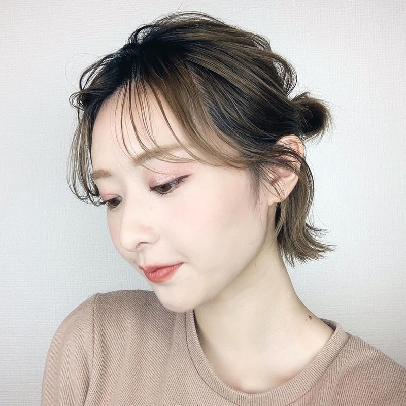 ゴムだけで簡単まとめ髪 ロング ミディアム ボブ の格上げヘアアレンジをナビ