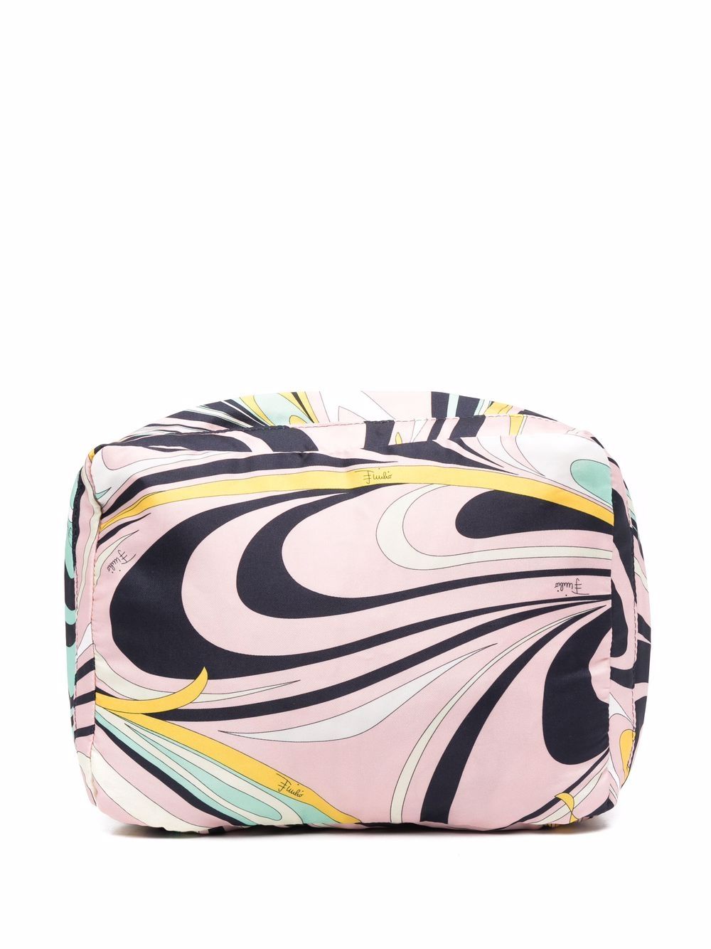 Emilio Pucci - Onde-print makeup case - women - Polyurethane - One Size - Pink