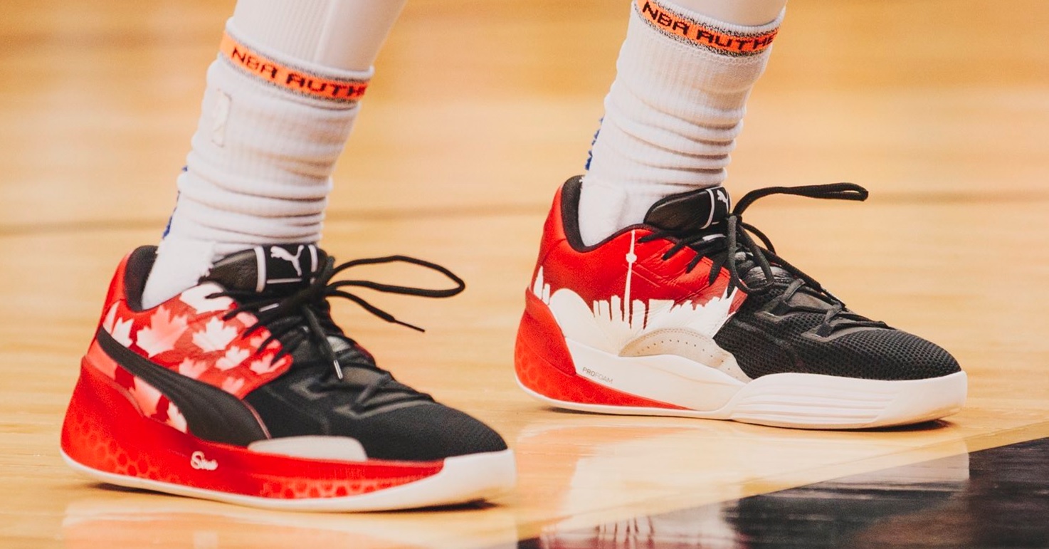 新聞分享 / 我從加拿大來的 Rj Barrett 客製了一雙 PUMA Clyde Hardwood 獻給回家這場球 LINE購物