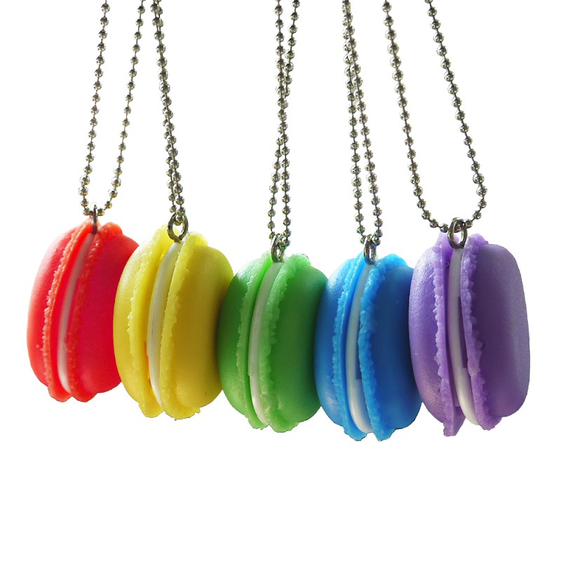 日本【idea-auto】馬卡龍香氛劑4入(香味隨機出貨)(蝦皮團購)